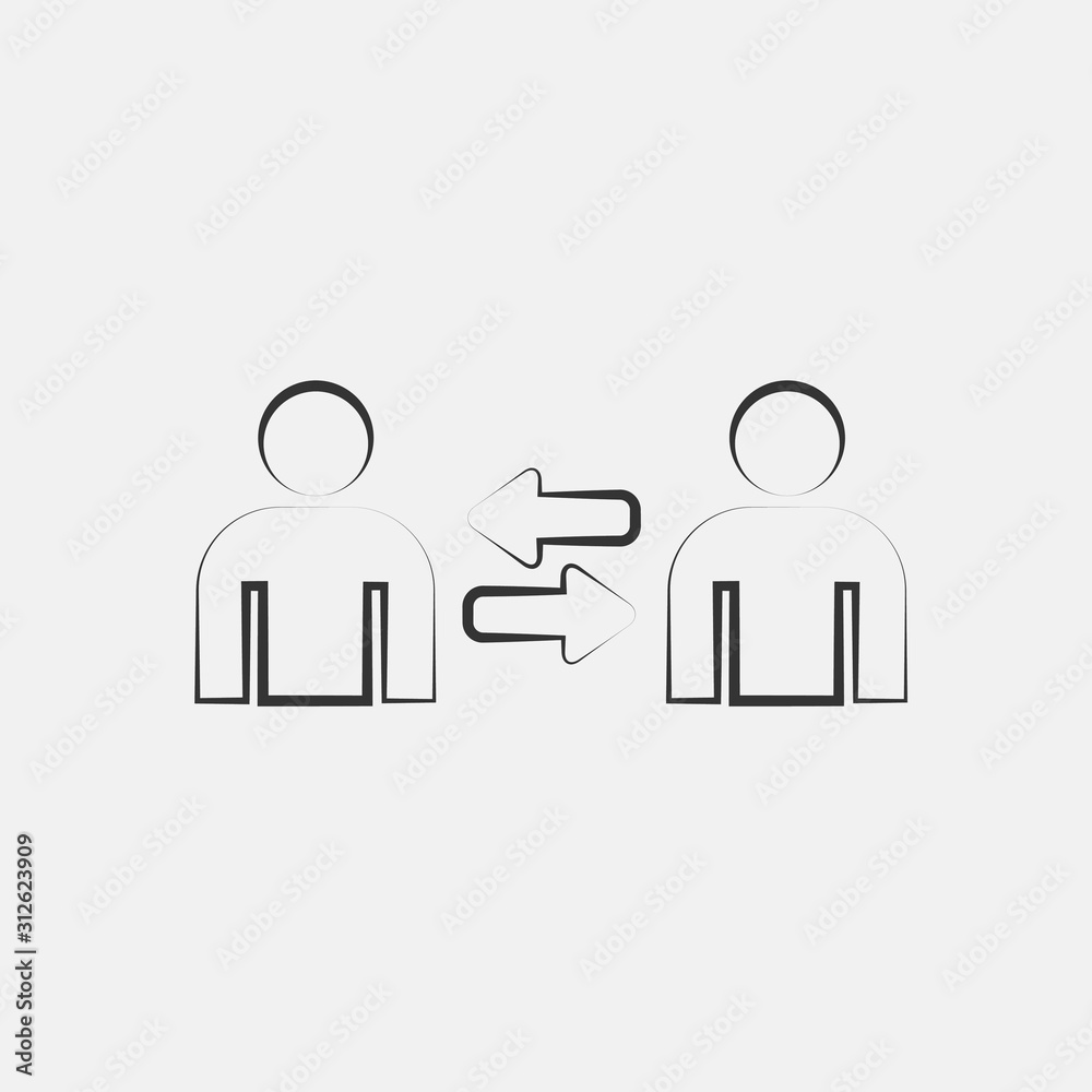 substitute icon vector for web and graphic design substitute icon vector for web and graphic design