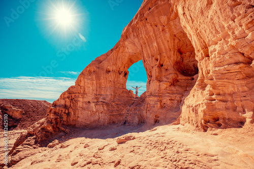 Tableau sur toile Arch in the rock