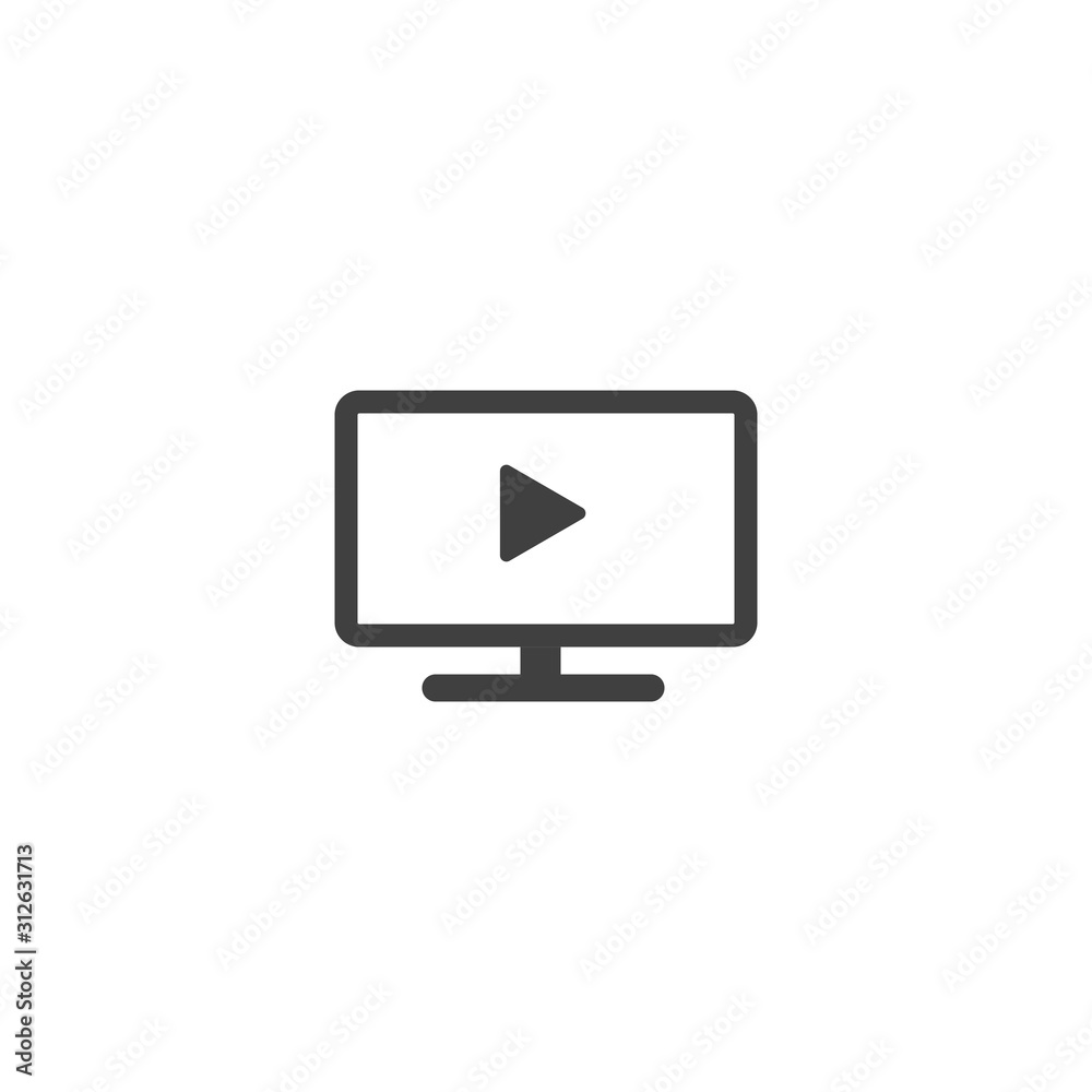 Monitor computer icon Monitor computer icon