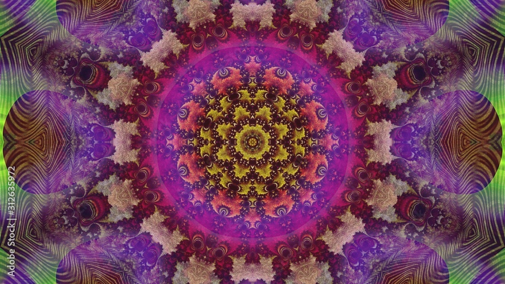 Kaleidoscope Mandala Art Design Abstract Background Kaleidoscope Mandala Art Design Abstract Background