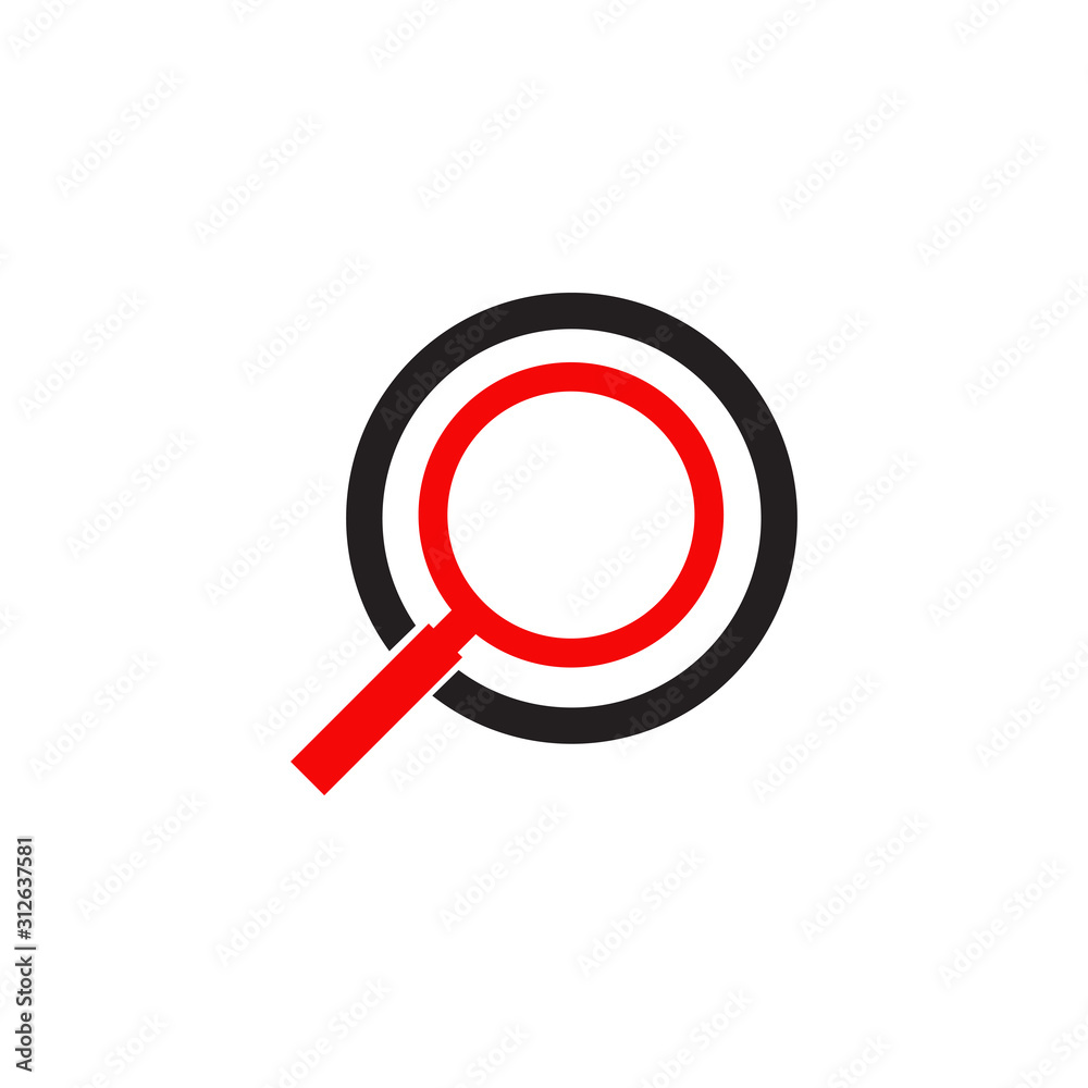 Search magnifying glass icon logo design vector template Search magnifying glass icon logo design vector template
