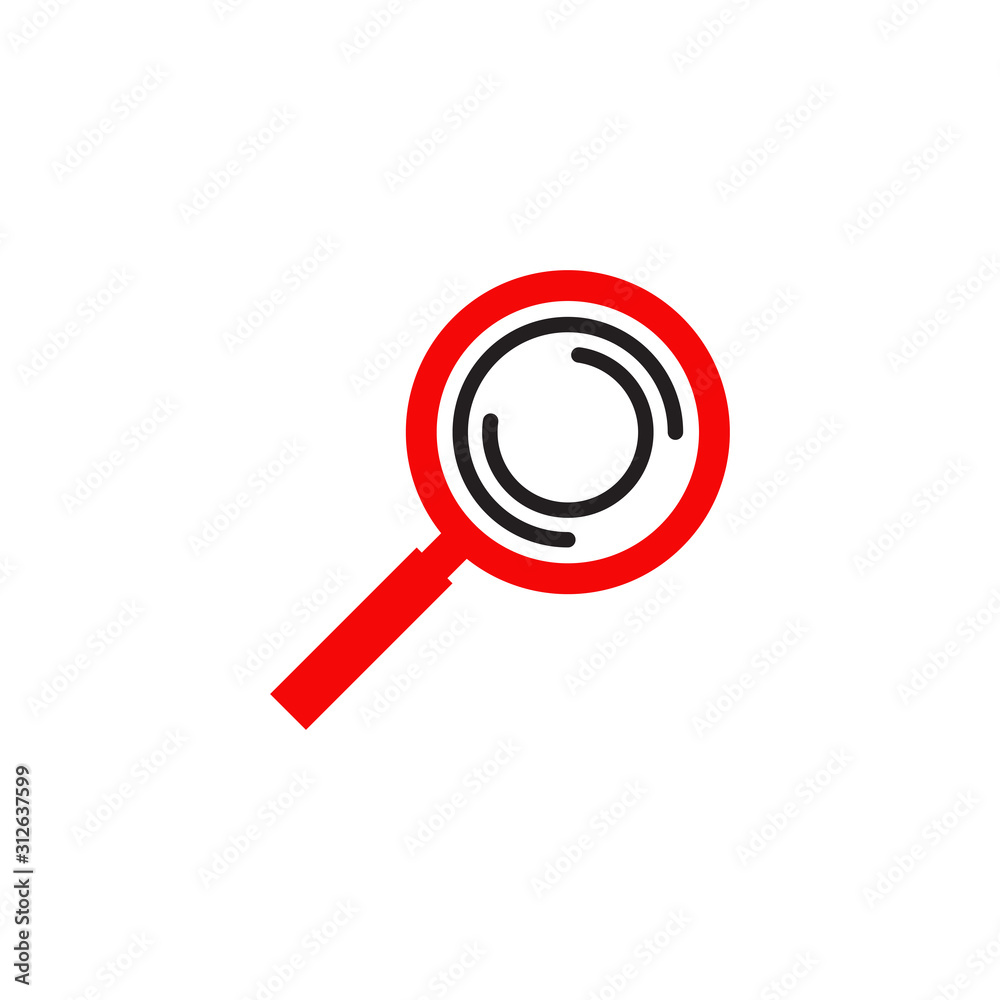 Search magnifying glass icon logo design vector template Search magnifying glass icon logo design vector template