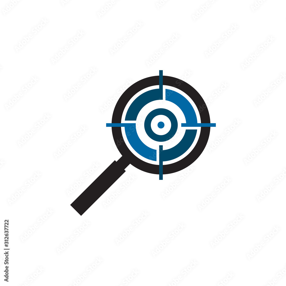 Search magnifying glass icon logo design vector template Search magnifying glass icon logo design vector template