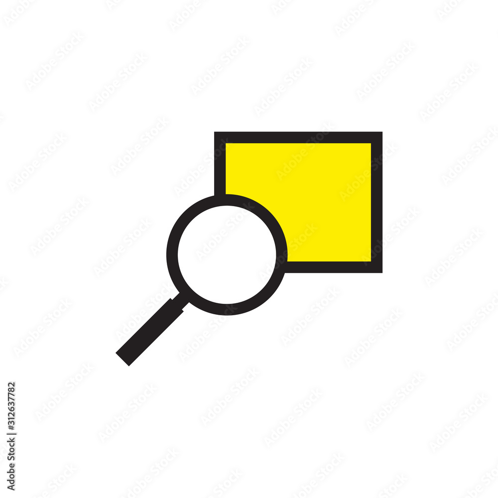 Search magnifying glass icon logo design vector template Search magnifying glass icon logo design vector template