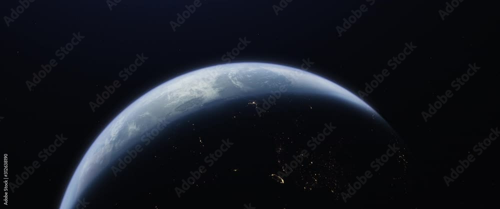 Blue Earth from Space 
