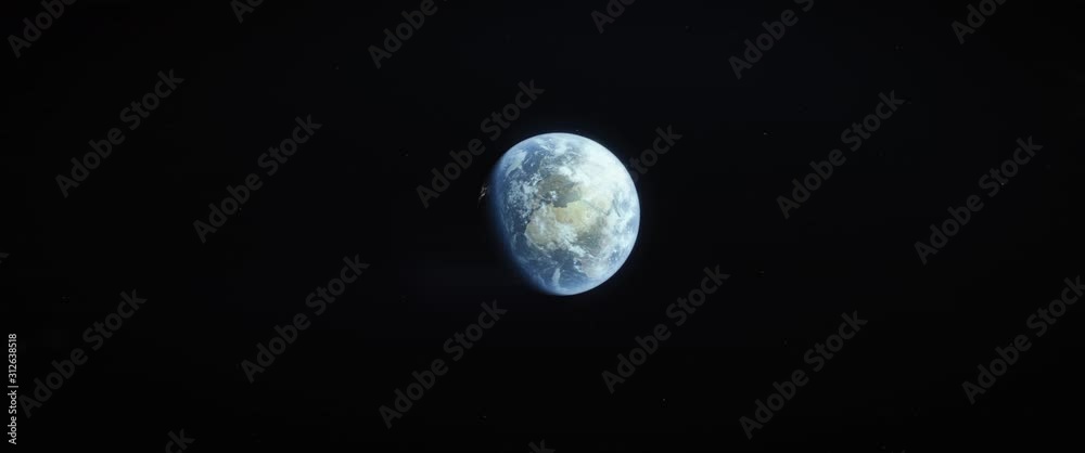 Blue Earth from Space 