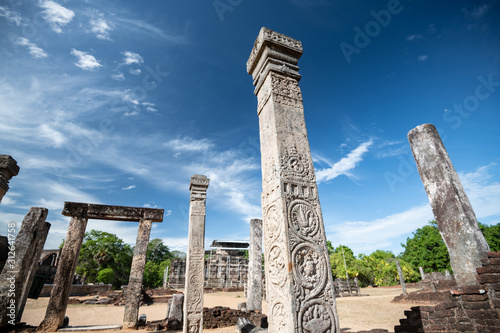 Ruins of the historical city of Polonnaruwa, Sri Lanka photo