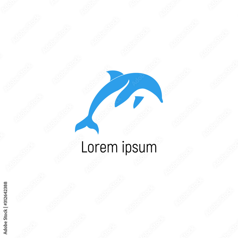modern Dolphin smart fish jump logo in the sea template design for hotels, travel, spa, beach service, healthcare, leisure, resorts or oceanfront hotels modern Dolphin smart fish jump logo in the sea template design for hotels, travel, spa, beach service, healthcare, leisure, resorts or oceanfront hotels