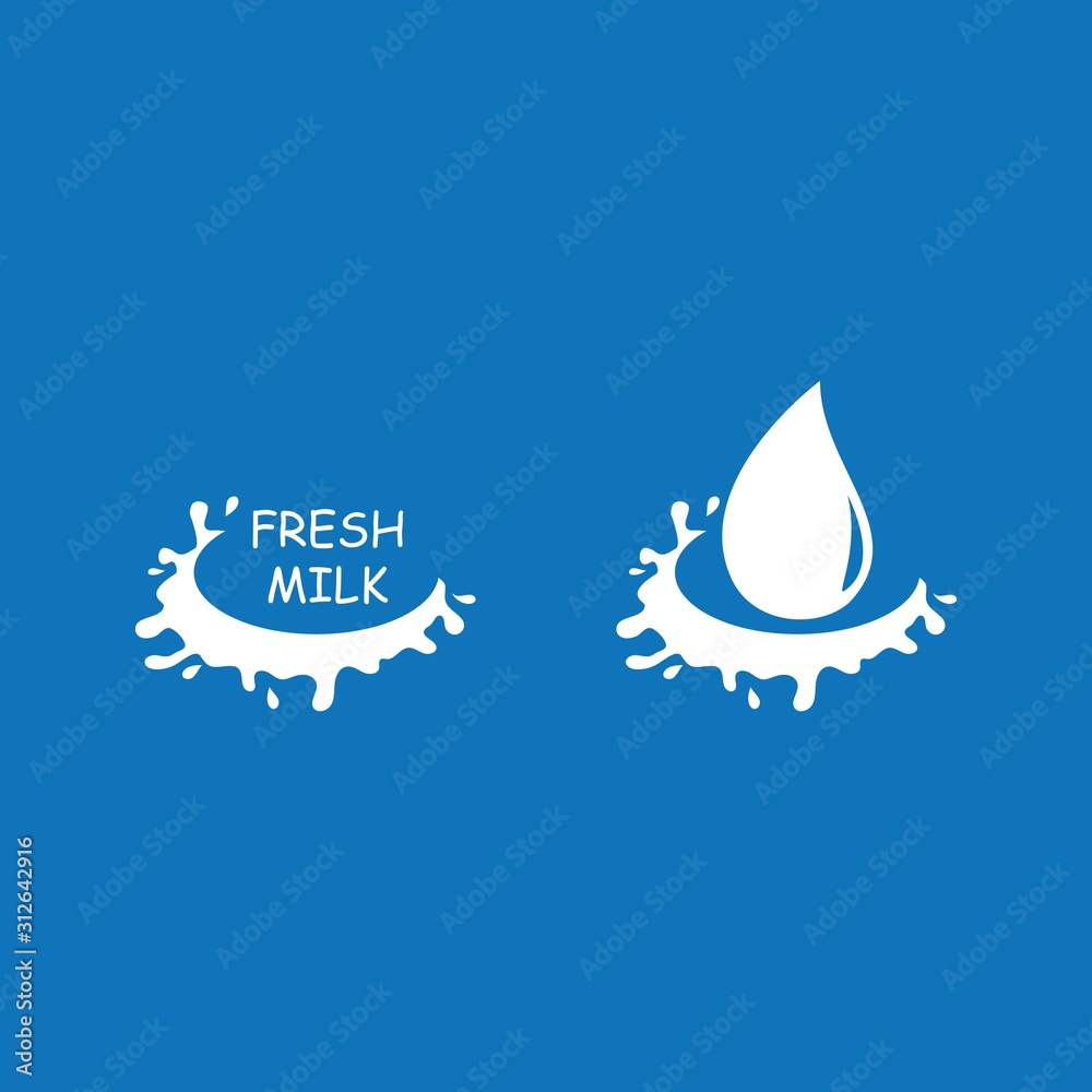 Milk Splash illustration vector Milk Splash illustration vector