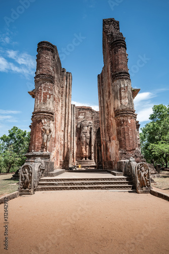 Ruins of the historical city of Polonnaruwa, Sri Lanka photo