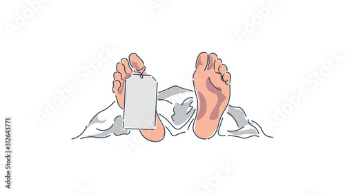 illustration to remind us of death