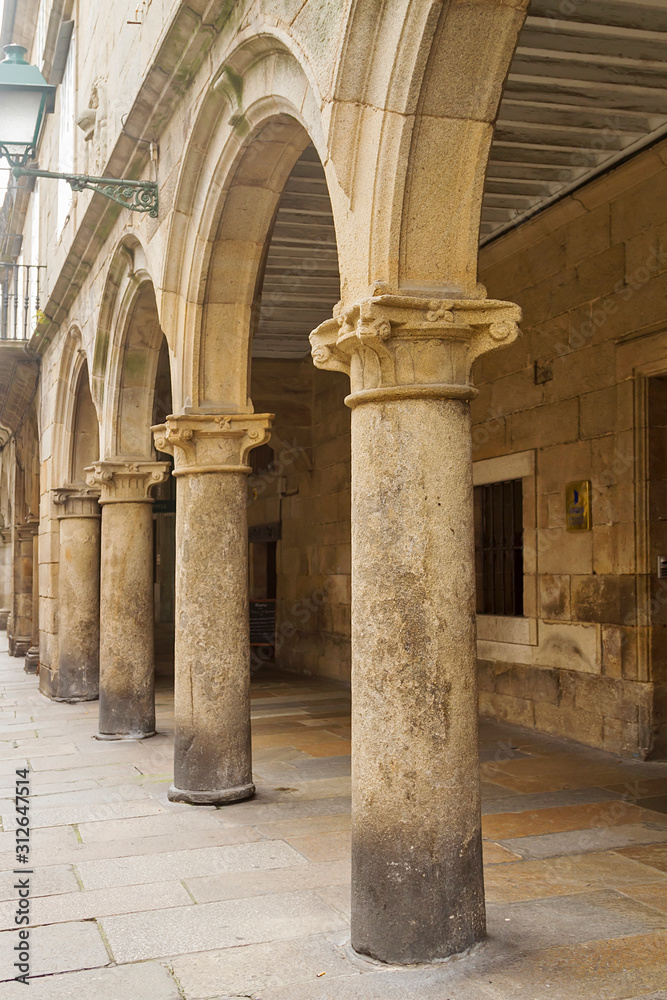Santiago of Compostela city in Galicia province, Spain Santiago of Compostela city in Galicia province, Spain