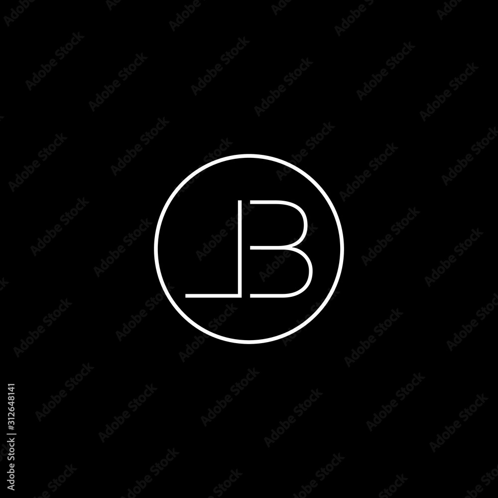 Unique minimal creative BL initial based letter icon logo Unique minimal creative BL initial based letter icon logo