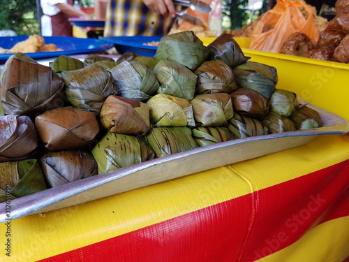 Kochi or Koci (also known as passover cake) on display shelf fr sale by a street vendor photo