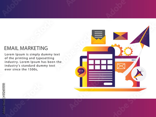 Email marketing campaign, newsletter marketing, drip marketing