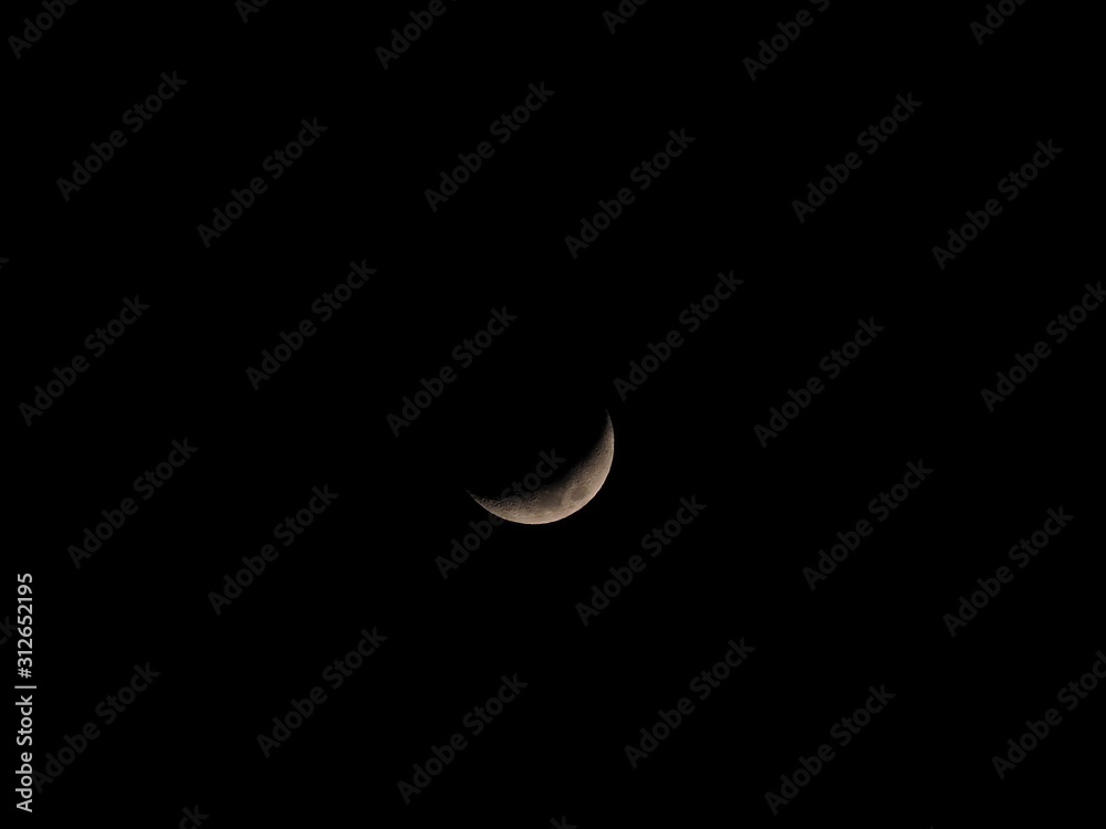 大晦日の月（2019年12月31日）