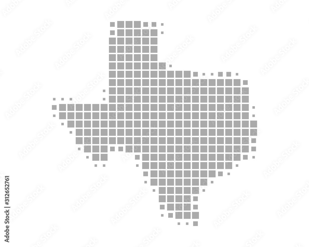 Fototapeta premium Karte von Texas