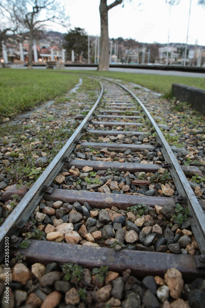 Fototapeta premium rails de train