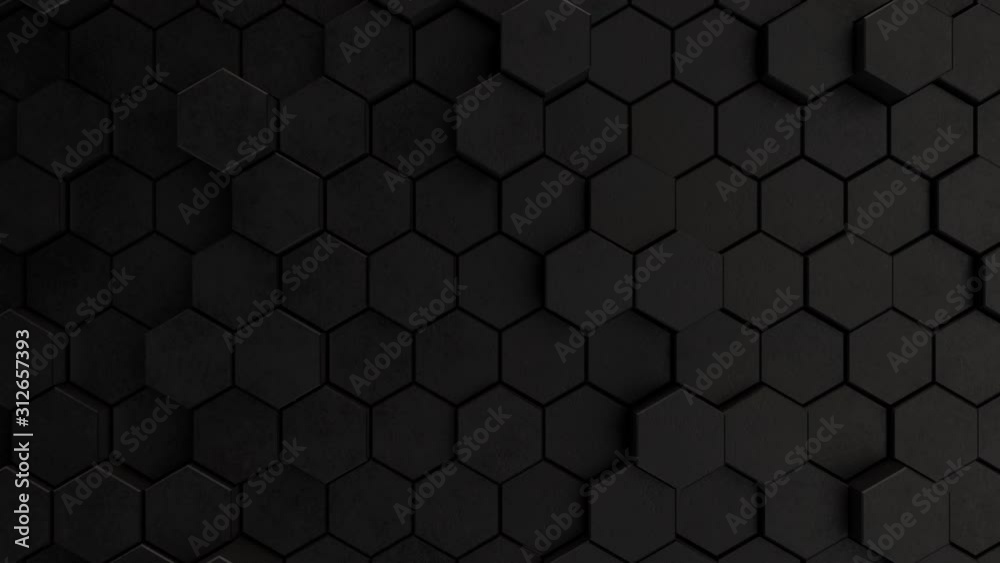Abstract hexagon geometric pattern animated looped 3D CG corporate stone Background Abstract hexagon geometric pattern animated looped 3D CG corporate stone Background