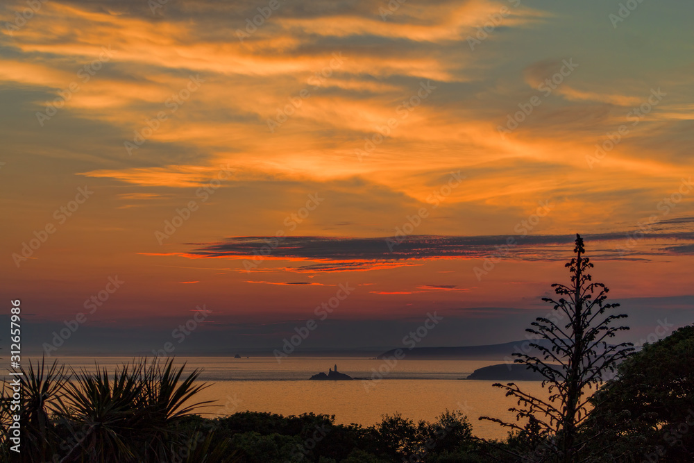 sunrise over the sea