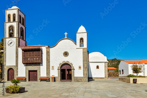 Catholic church Iglesia de San Fernando Rey (1679) in Santiago del Teide