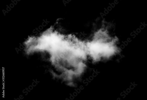 clouds on black background © rprongjai