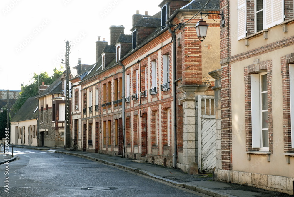 Ville de l'Aigle, département de l'Orne en Normandie, France