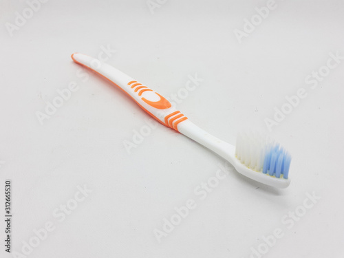 Handheld Colorful Design Bright Tooth Brush for Dental Cleaning Tools Dentistry in White Isolated Background