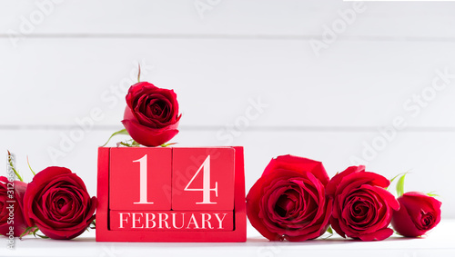 Bilde på lerret February 14, Valentine's Day concept