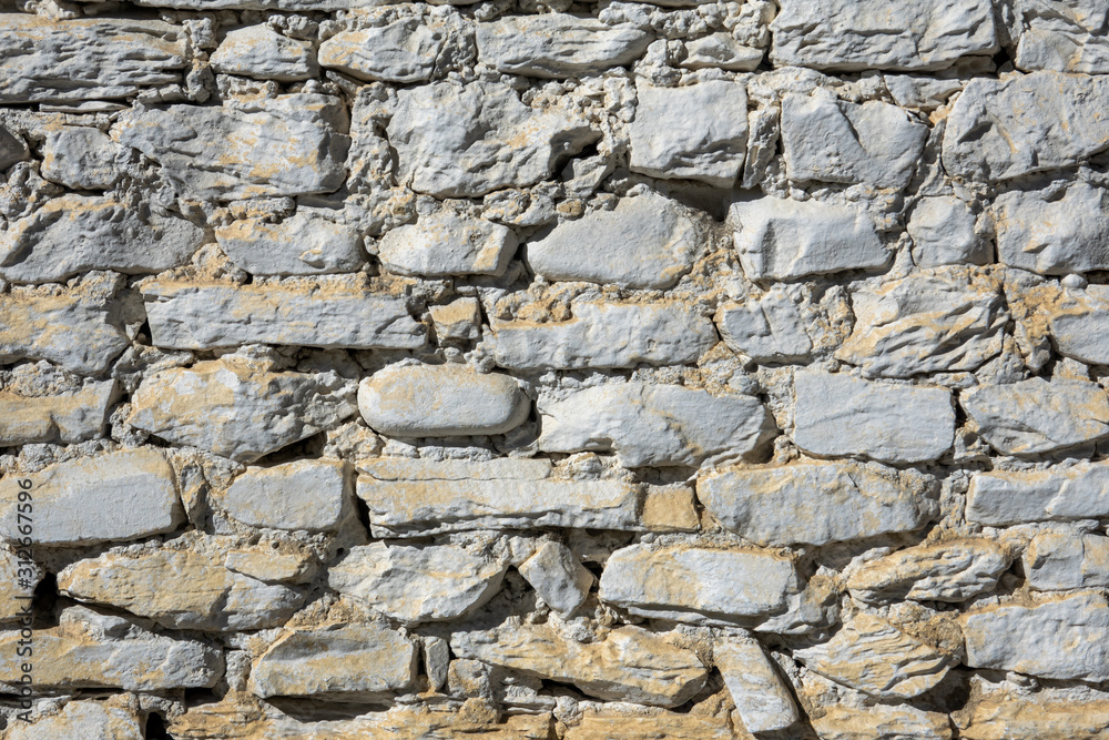 Fototapeta premium White Stone Wall Background