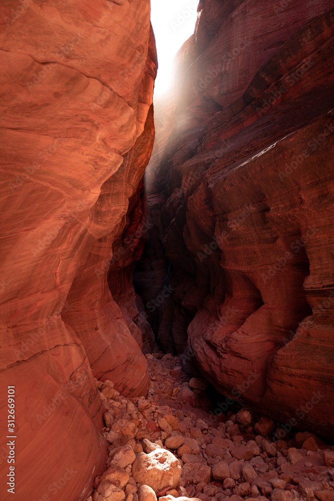 Buckskin Gulch Slot Canyon at Wire Pass Trail in Kanab, Utah