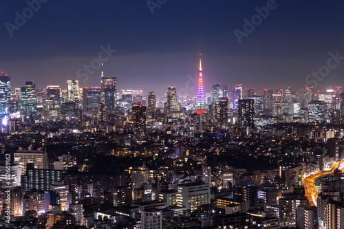 美しい東京の夜景