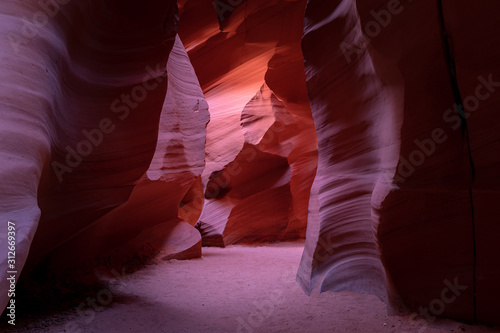 Antelope Canyon X Slot Canyon in Navajo Nation Reservation near Page in Arizona
