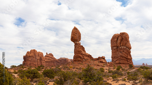 Balanced Rock in Arches Nationalpark in Utah