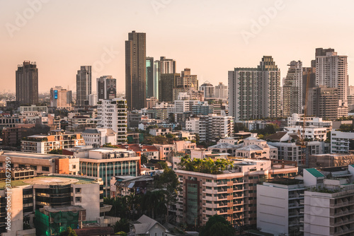 Cityscape view in Bangkok  Thailand