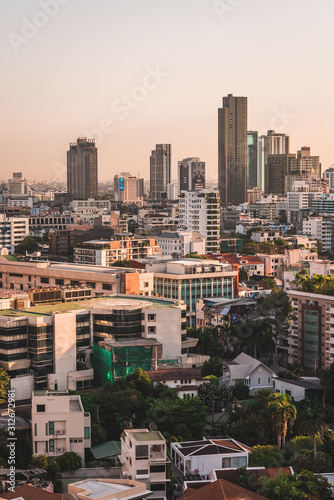 Cityscape view in Bangkok  Thailand