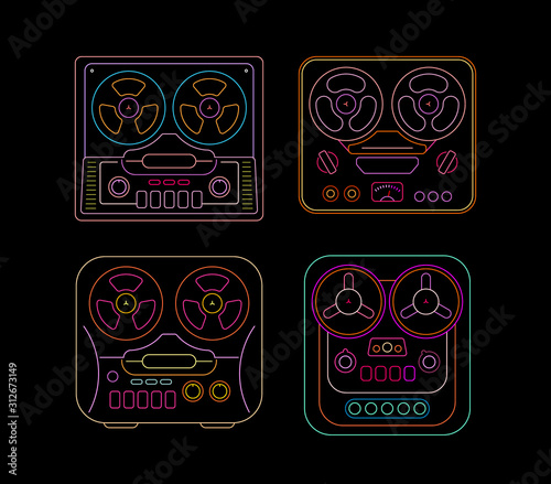 Retro Tape Recorders