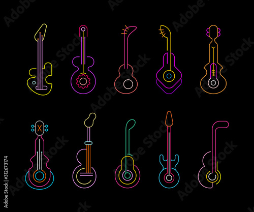 Neon Guitars