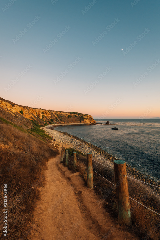 Path to the beach at Pelican Cove, in Rancho Palos Verdes, California