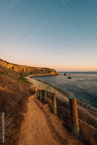 Path to the beach at Pelican Cove  in Rancho Palos Verdes  California