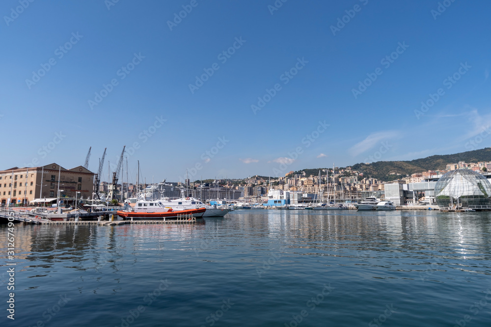 Genoa old port area