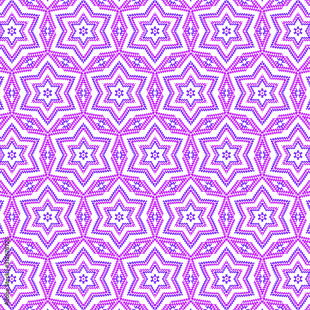 Abstract Geometric Pink Violet Fabric Elegance Vector Background Pattern Texture