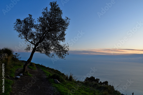 Fototapeta Naklejka Na Ścianę i Meble -  Panoramic view of the landscape on the Amalfi coast, Italy