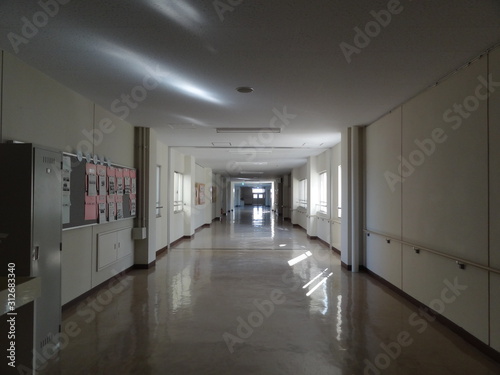 学校の渡り廊下