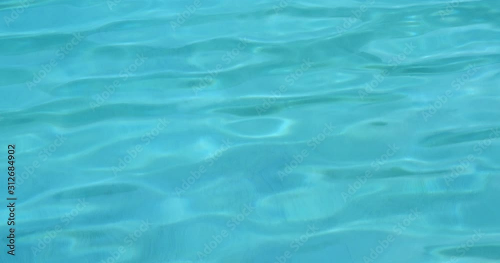 Swimming pool in blue color Swimming pool in blue color
