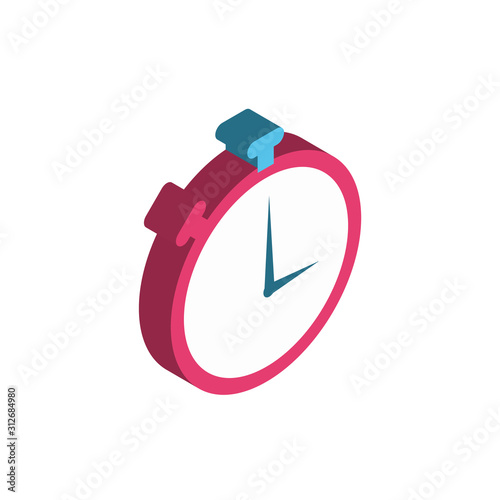 Isolated chronometer instrument vector design