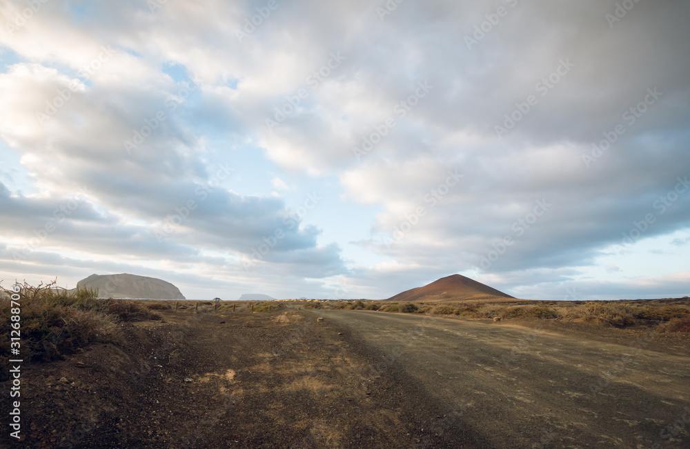 Naklejka premium Lanzarote, Canarias
