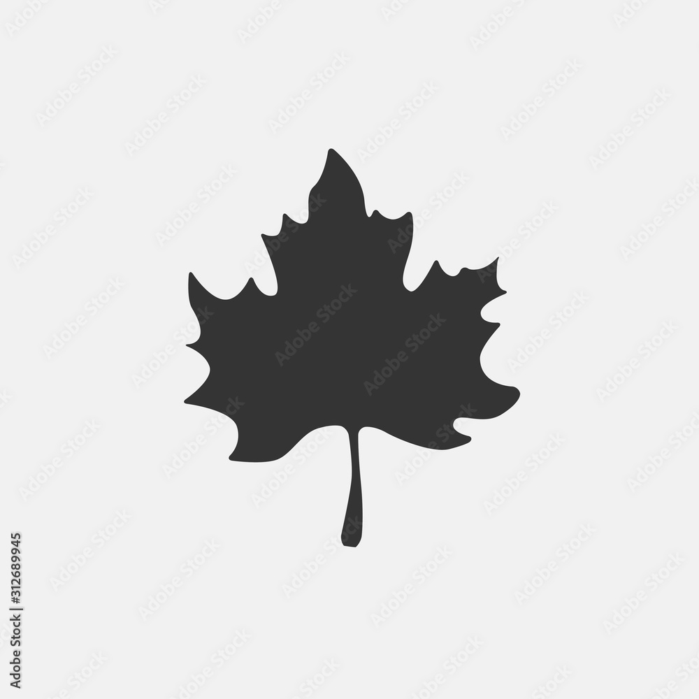 Canadian maple leaf icon vector for web and graphic design Canadian maple leaf icon vector for web and graphic design