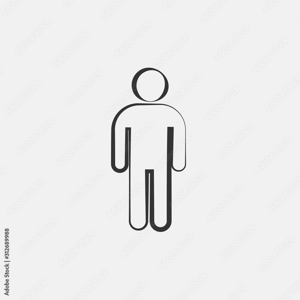 man icon vector for web and graphic design man icon vector for web and graphic design