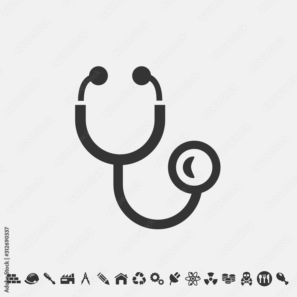 stethoscope icon vector for web and graphic design stethoscope icon vector for web and graphic design